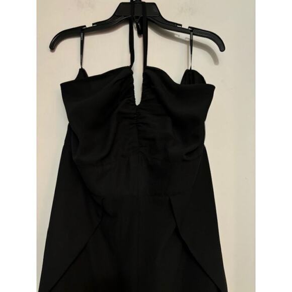 ELOQUII Jumpsuit Romper Plus Size 20 Black Halter Date Night Out Wedding NWT - Picture 7 of 7